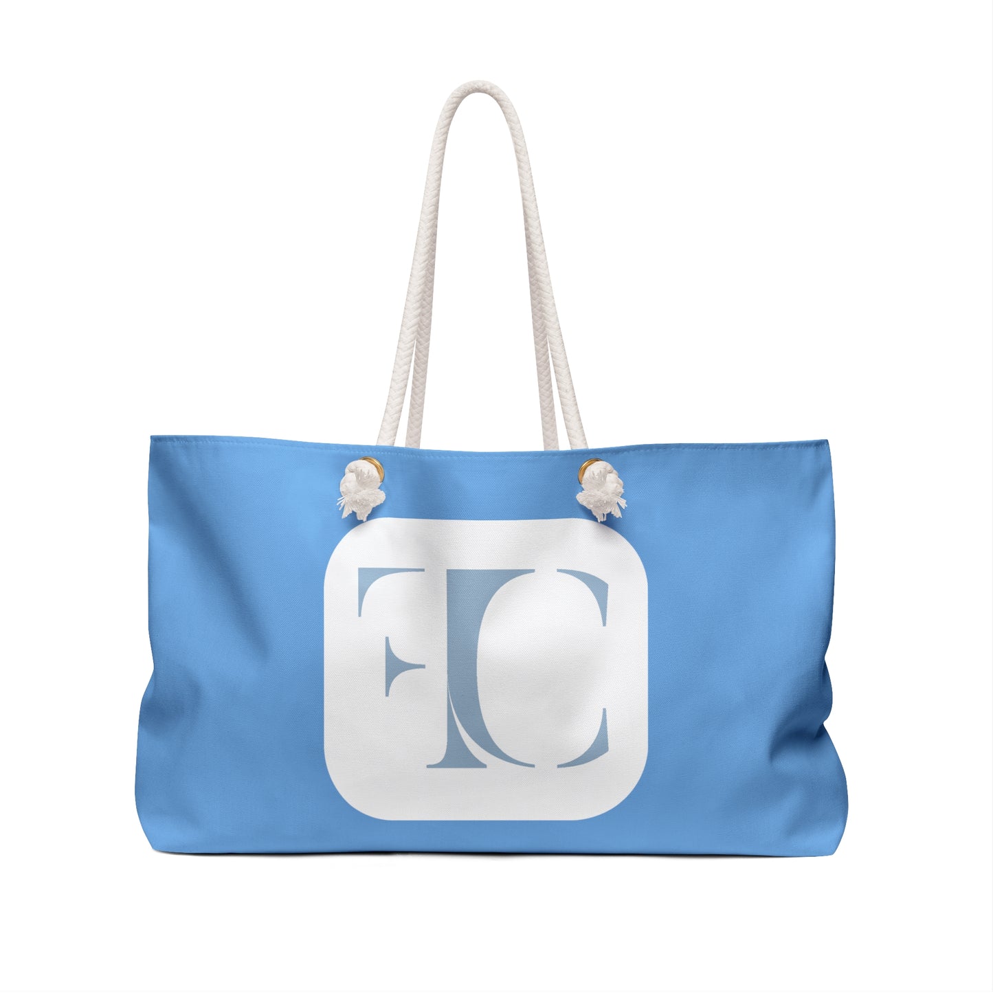 FC Luxe | Sorority Deluxe Travel Tote | Light Blue