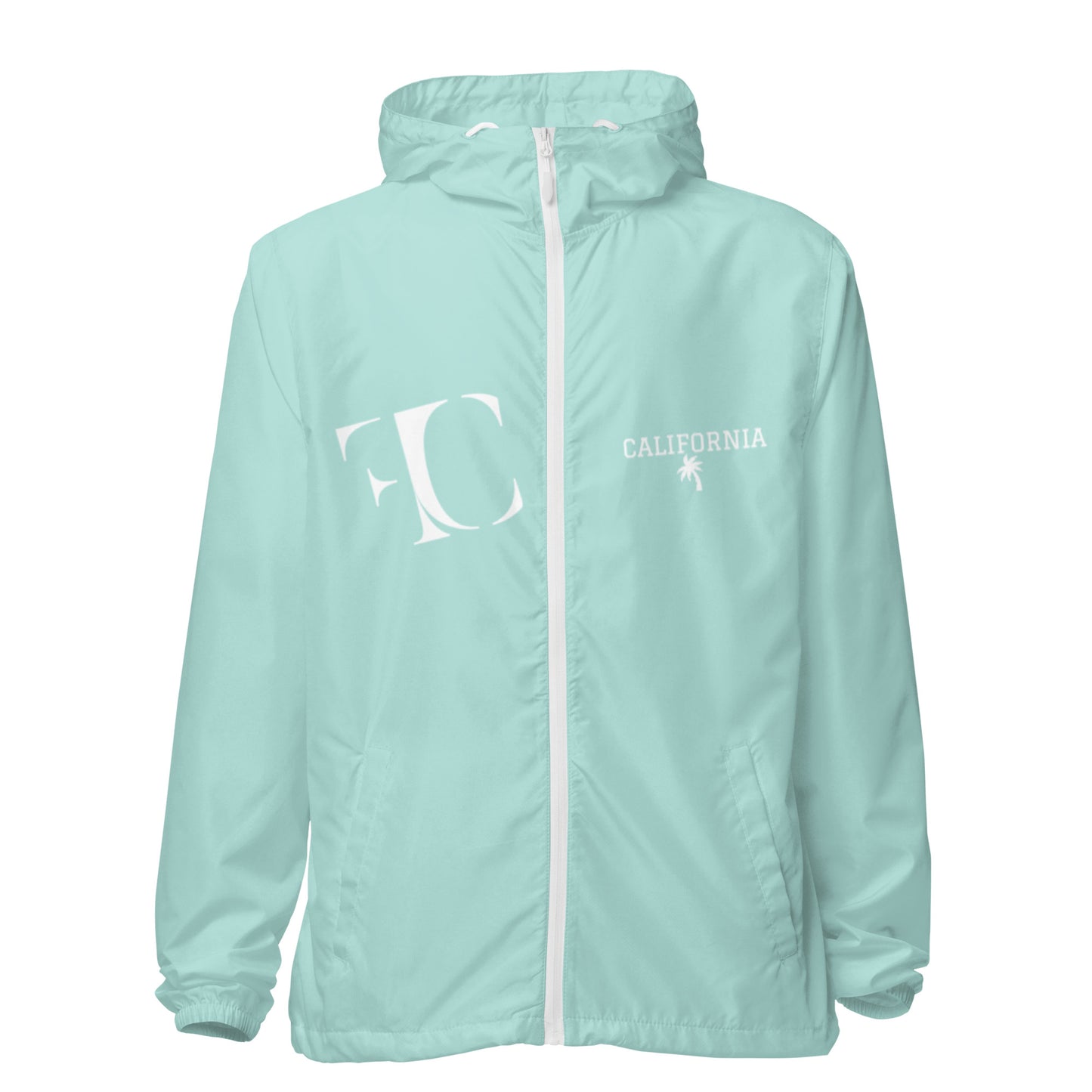FC | California Dreamin' | Women's Windbreaker | Aqua/White
