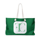FC Luxe | Sorority Deluxe Travel Tote | Green