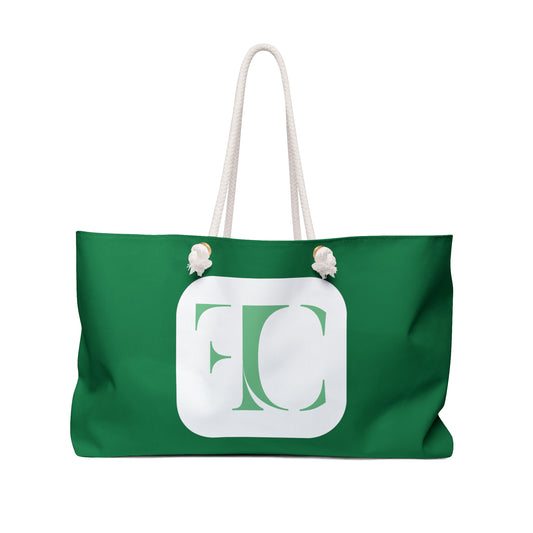 FC Luxe | Sorority Deluxe Travel Tote | Green