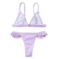 FC | Micro Ruffle | Mini Bikini Swimsuit | Purple Set
