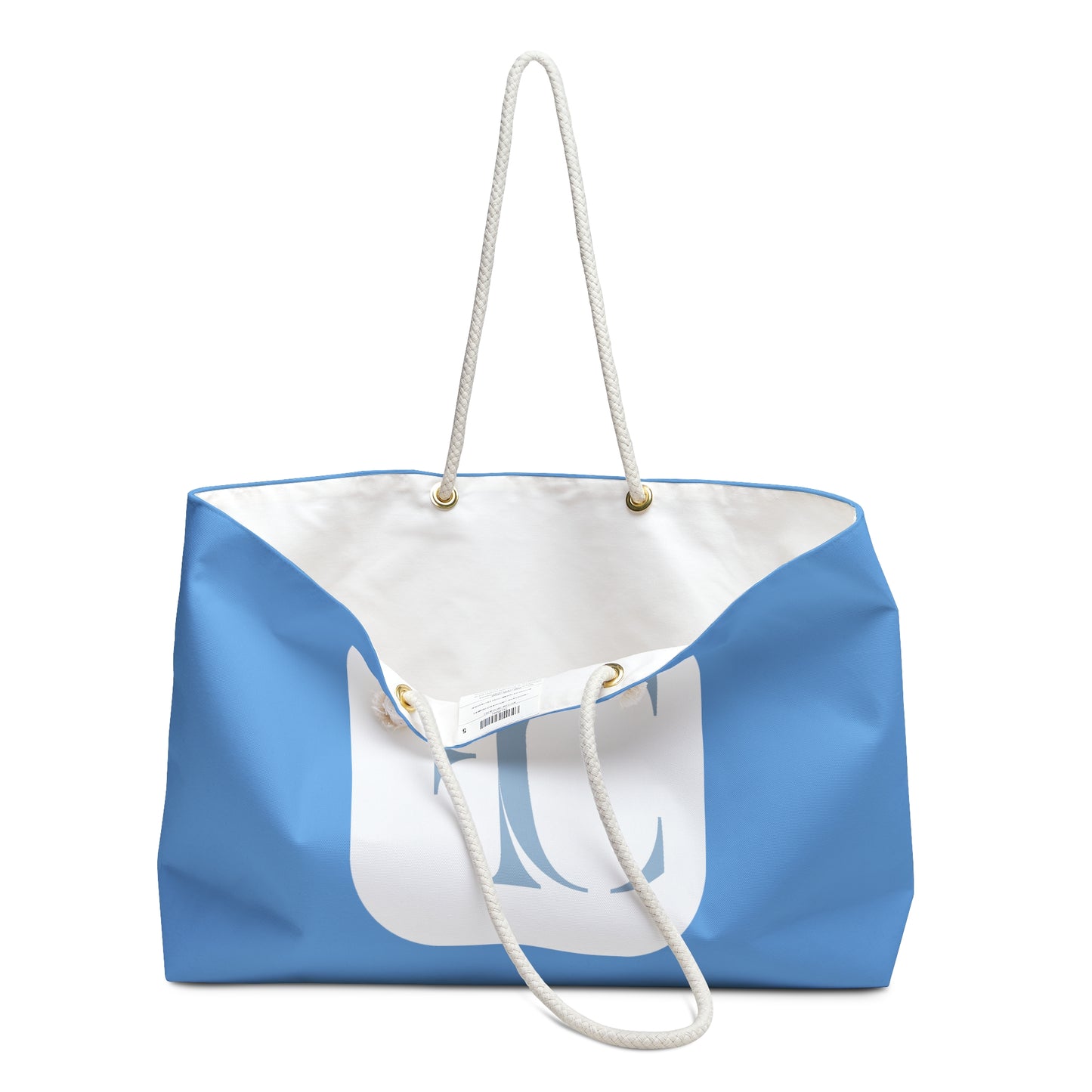 FC Luxe | Sorority Deluxe Travel Tote | Light Blue