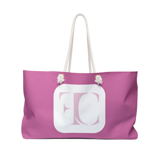 FC Luxe | Sorority Deluxe Travel Tote | Candy Pink