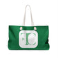 FC Luxe | Sorority Deluxe Travel Tote | Green