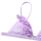 FC | Micro Ruffle | Mini Bikini Swimsuit | Purple Set