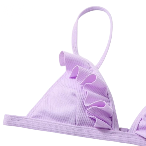 FC | Micro Ruffle | Mini Bikini Swimsuit | Purple Set