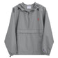 FC | Classic | Embroidered Champion Rain Jacket | Gray/Red