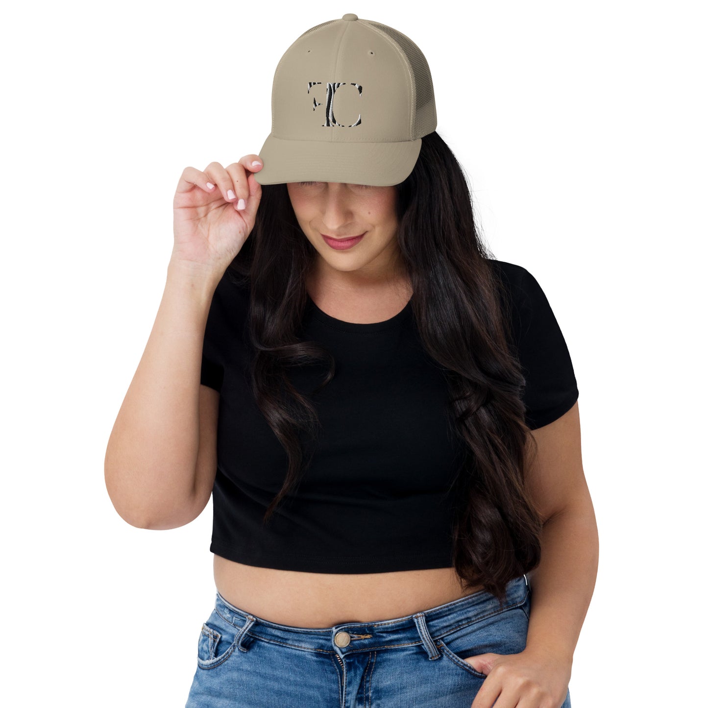 FC | Retro-Classic | Safari Mesh Trucker | Zebra/Khaki