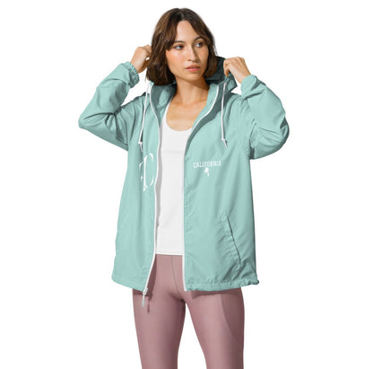 FC | California Dreamin' | Women's Windbreaker | Aqua/White
